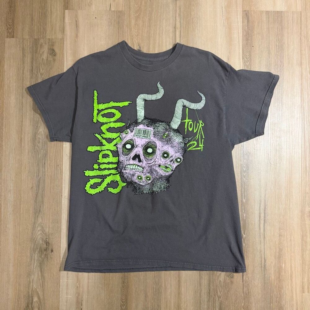 Slipknot Here Comes The Pain Anniversary Tour Shirt 2024 Sz L Limited Nu Metal T